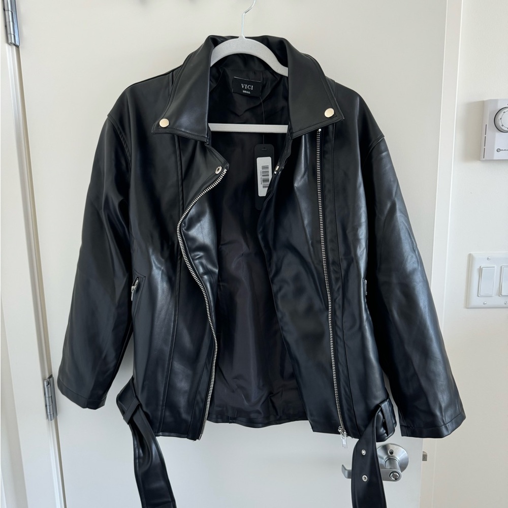 VICI DOLLS faux leather jacket